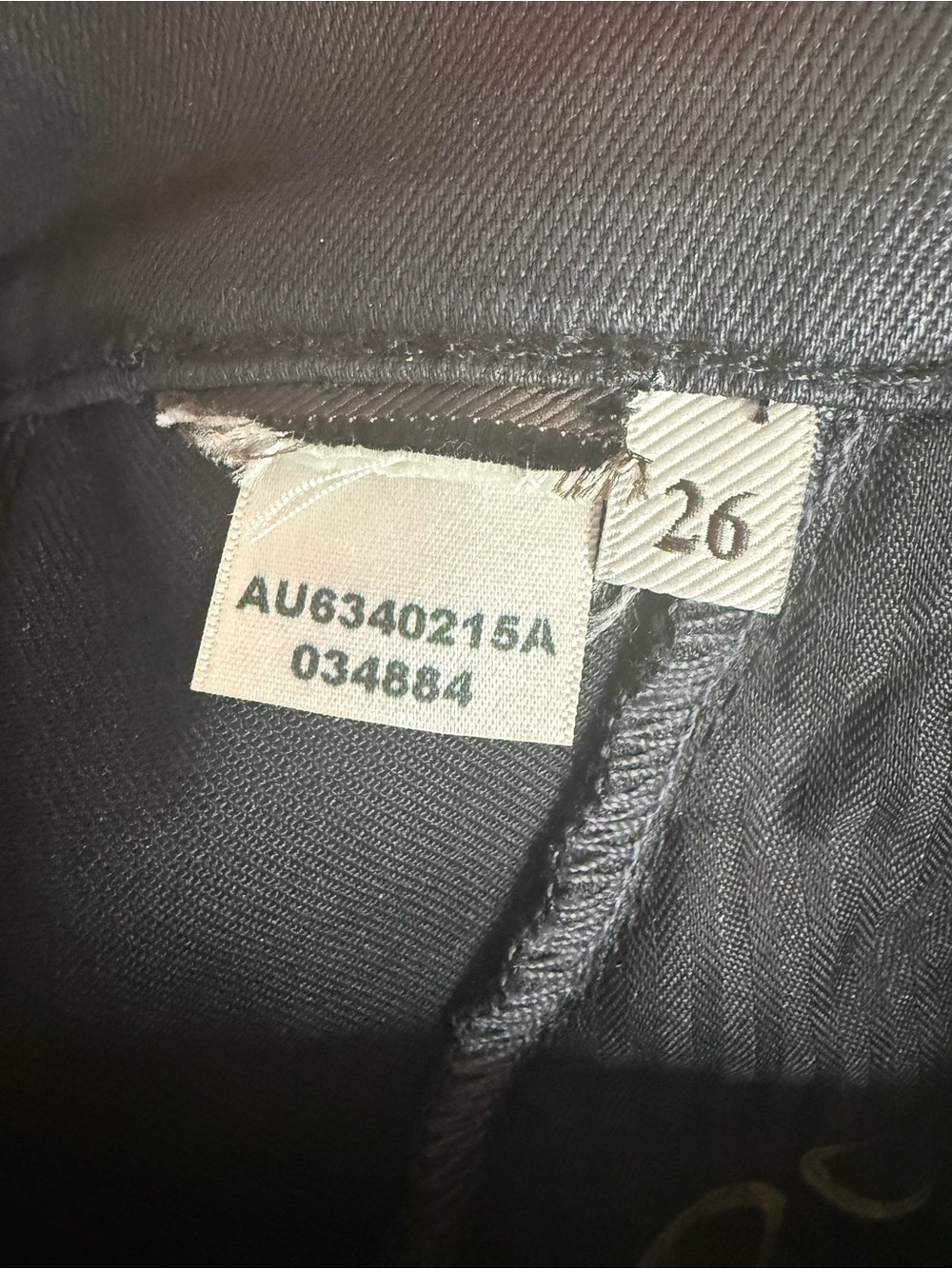 7 For All Mankind Gray/Black Jeggings Skinny Fit Zipper Detail Stretch Pants - Picture 8 of 13